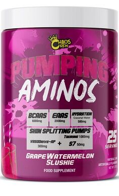 Chaos Crew Pumping Aminos Grape Watermelon Slushi