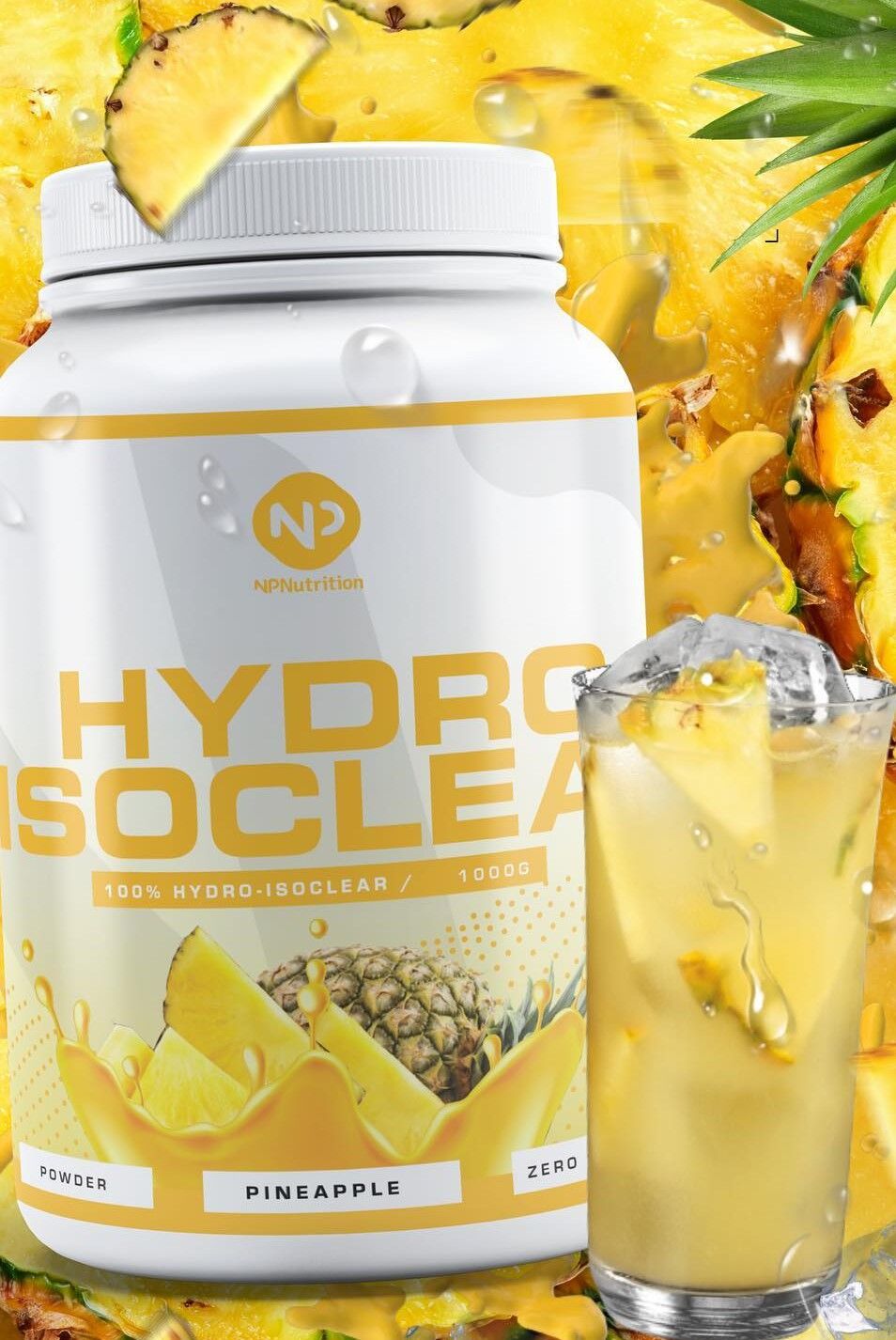 NP Nutrition Isoclear Hydro Isolate Ananas