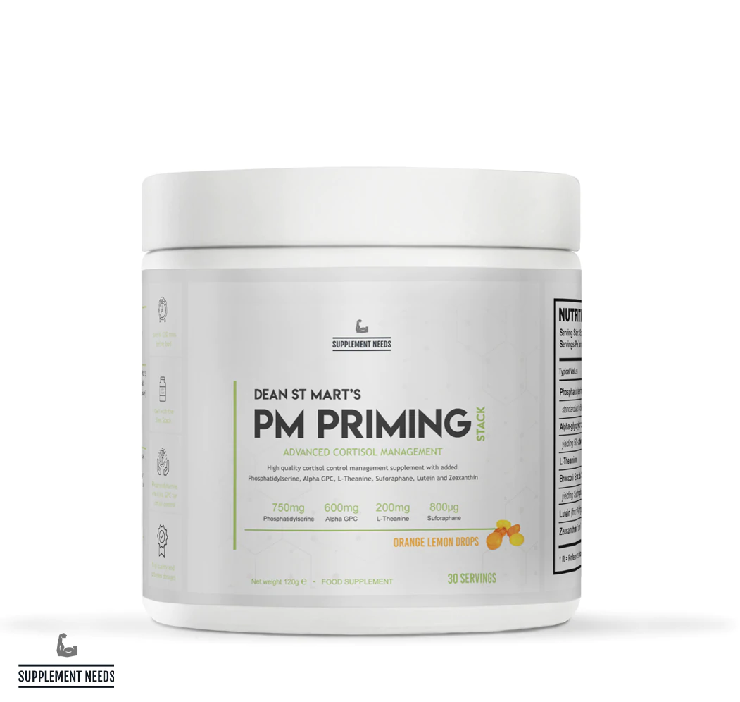 Supplement Needs P.M. Priming Stack Orange Lemon Drops