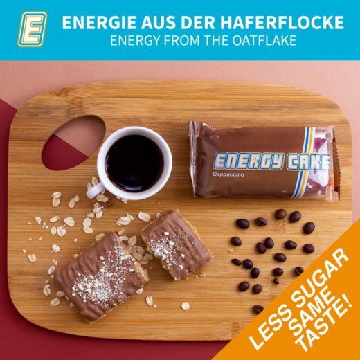 Energy Cake 500 Pro Haferflocken Riegel Cappuccino