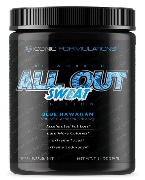 Iconic Formulations All Out Sweat Blue Hawaiian