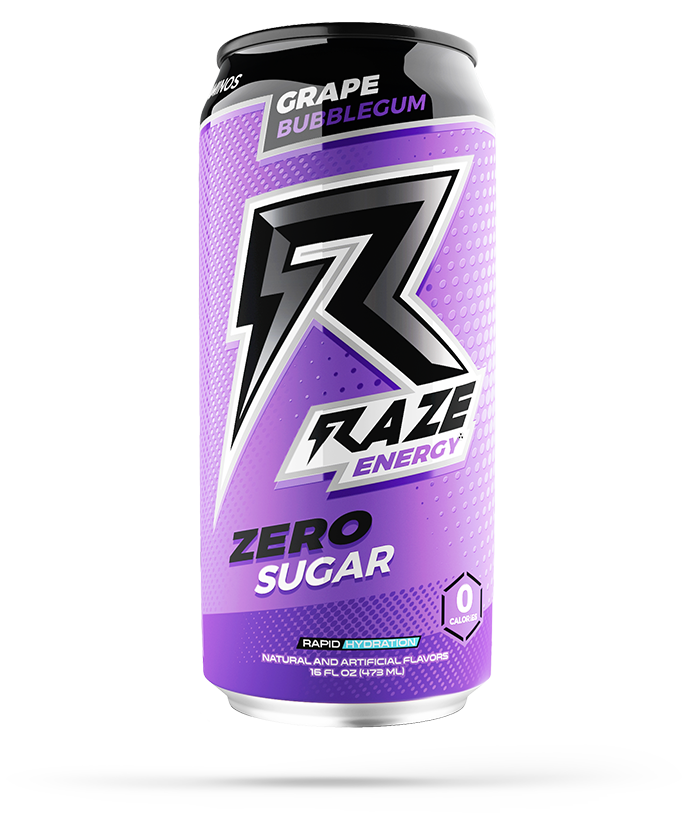 Raze Energy Grape Bubblegum