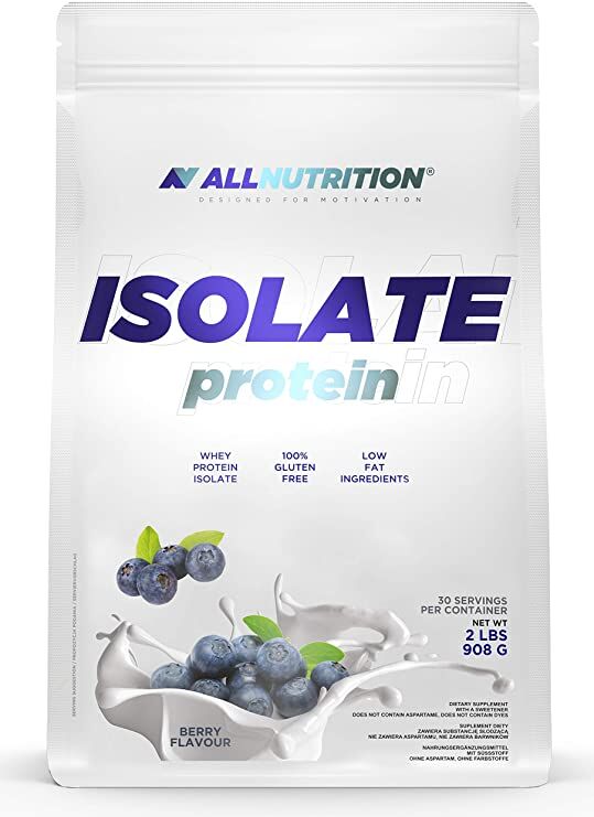 All Nutrition Isolate Protein 908g Blueberry