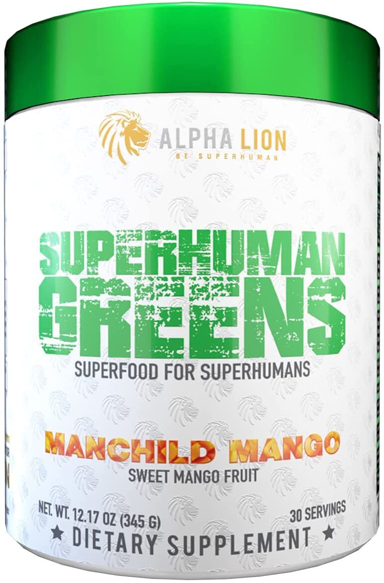 Alpha Lion Superhuman Greens ManChild Mango