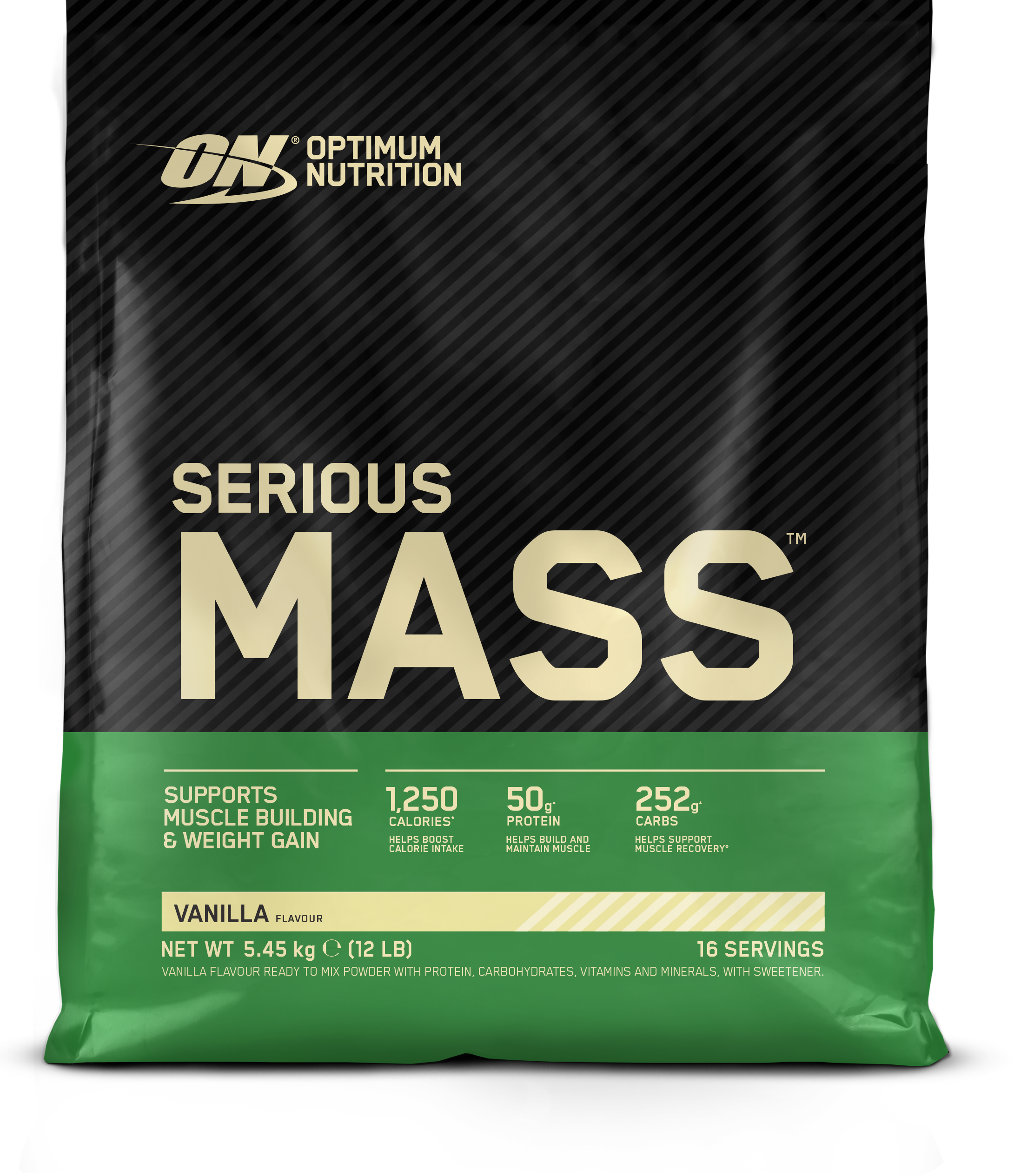 Optimum Nutrition Serious Mass 5443g Vanilla