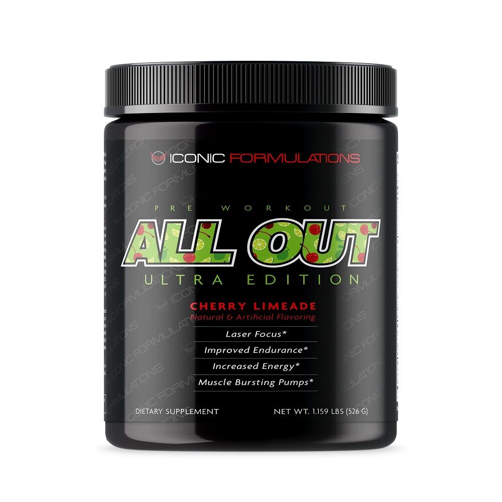 All Out Ultra Pre Workout Cherry Limeade