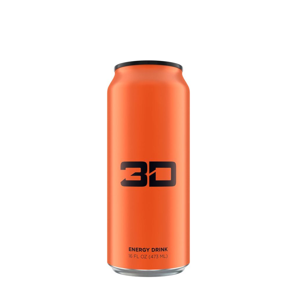 3D Energy Drink Orange