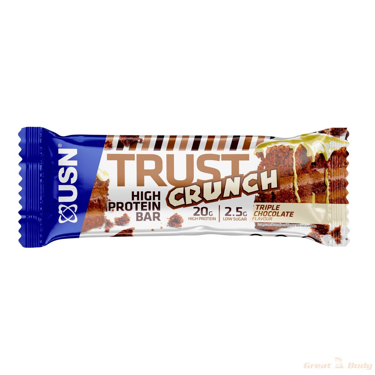 USN Trust Crunch Bar Triple Chocolate